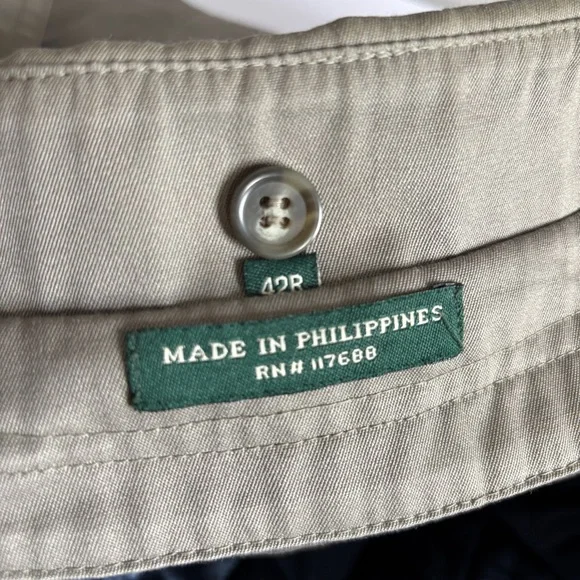 Lauren Ralph Lauren mens trench coat tan size 42R double breasted zip out liner - Picture 10 of 11